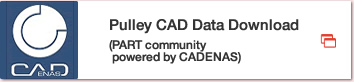 Pulley CAD Data Download(PART community powered by CADENAS)